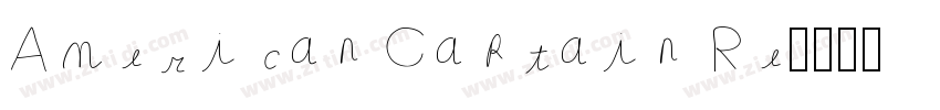American Captain Re字体转换